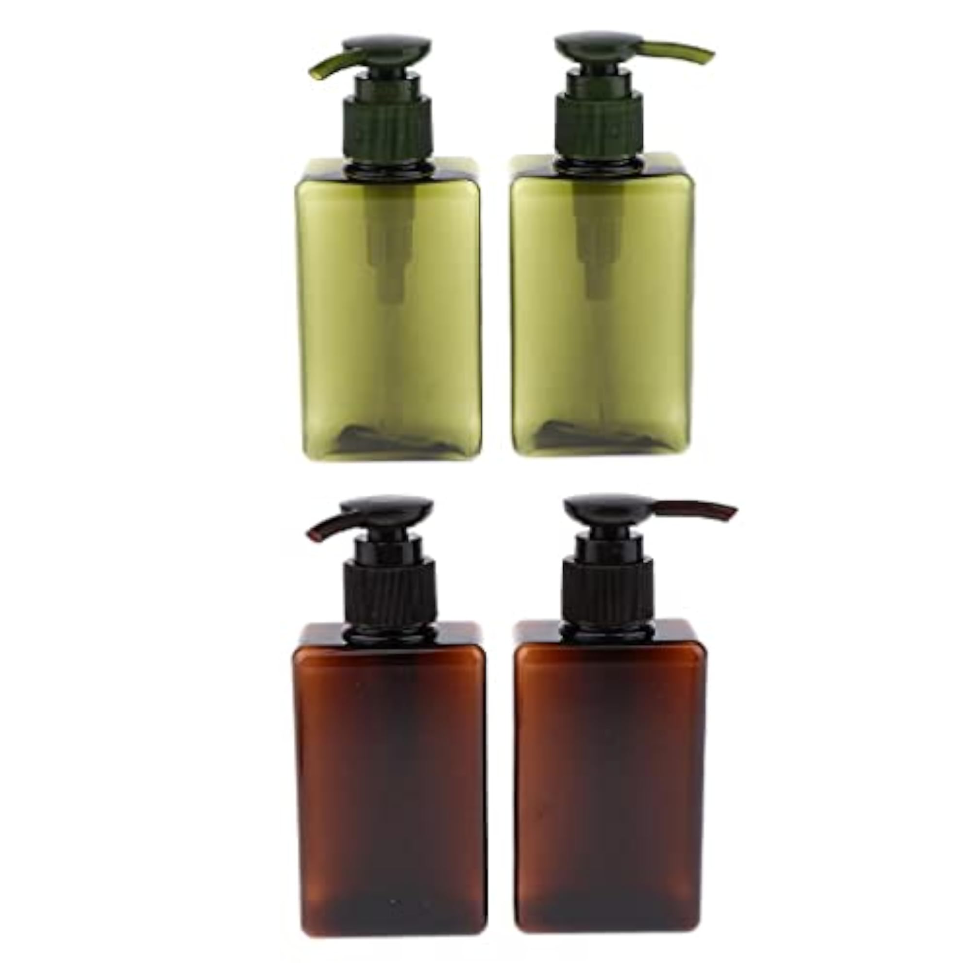 4Pcs Empty PET Lotion Pump Bottles, 150mL Dispenser